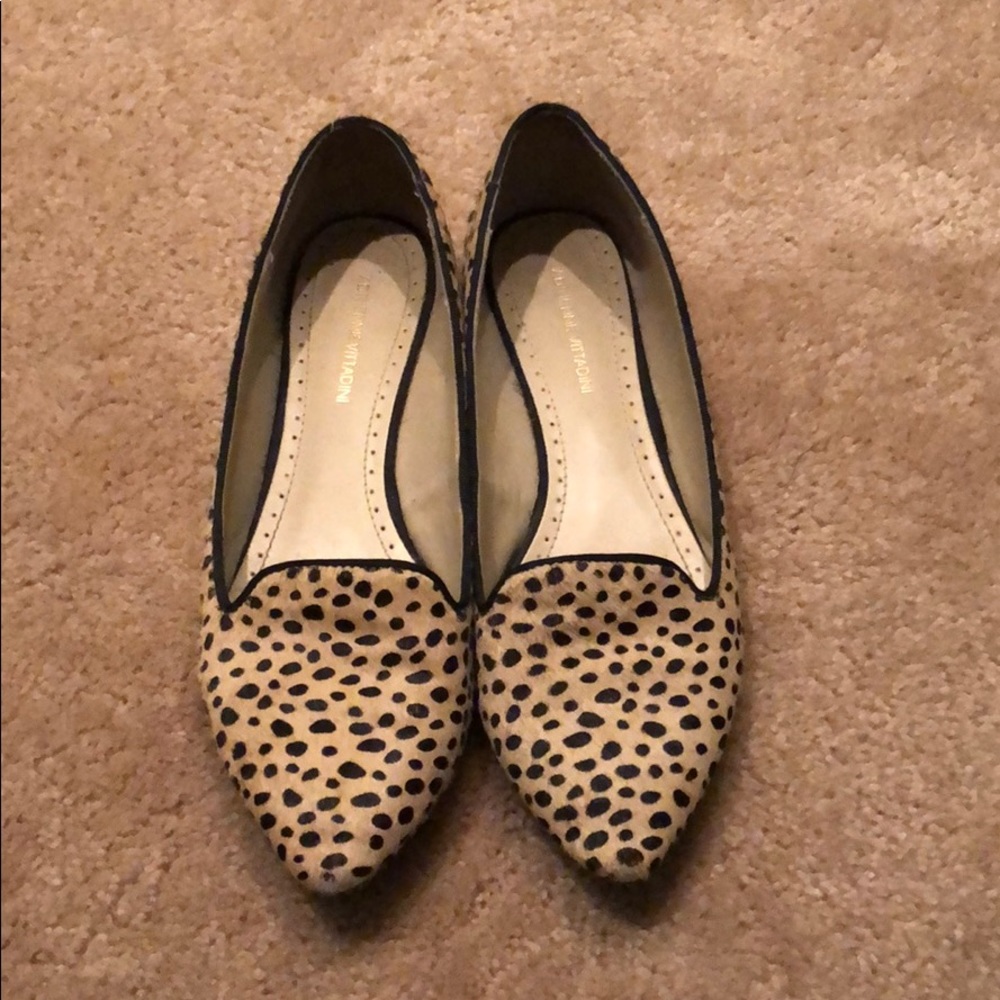 Adrienne Vittadini Leopard flats Size 8